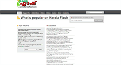 Desktop Screenshot of keralaflash.com