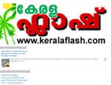 Tablet Screenshot of keralaflash.com